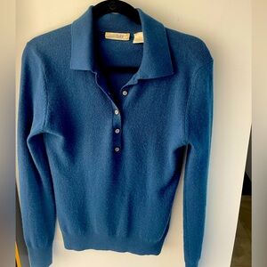TSE Blue Cashmere Sweater